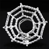 Stainless Steel Spider Web Nipple Rings BDSM Fetish Adult Sex Toy