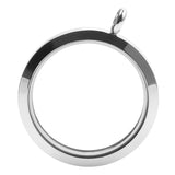 Stainless Steel Round Memory Locket Pendant