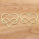 1Pc Tibetan Heart Charms Pendants for DIY Necklace Making