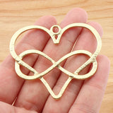 1Pc Tibetan Heart Charms Pendants for DIY Necklace Making