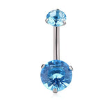 Titanium Belly Button Ring CZ Belly Ring Piercing Earring Body Jewelry 14G