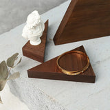 High-end Walnut Wooden Jewelry Display Stand