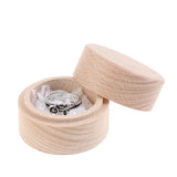 Unpainted Wood Engagement Ring Bearer Box Rustic Wedding Ring Box