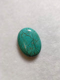 Chinese 100% Natural Turquoise Oval Pendant
