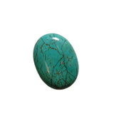 Chinese 100% Natural Turquoise Oval Pendant