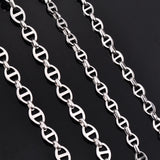 6mm 8mm Stainless Steel Chain Necklace Hip Hop Punk Jewelry