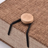 Wooden Jewelry Box Velvet Ring Boxes Earrings Necklace Pendant Display