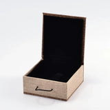 Wooden Jewelry Box Velvet Ring Boxes Earrings Necklace Pendant Display