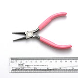 10-12cm Pink Stainless Steel Needle Nose Pliers Punch Pliers Jewelry Making