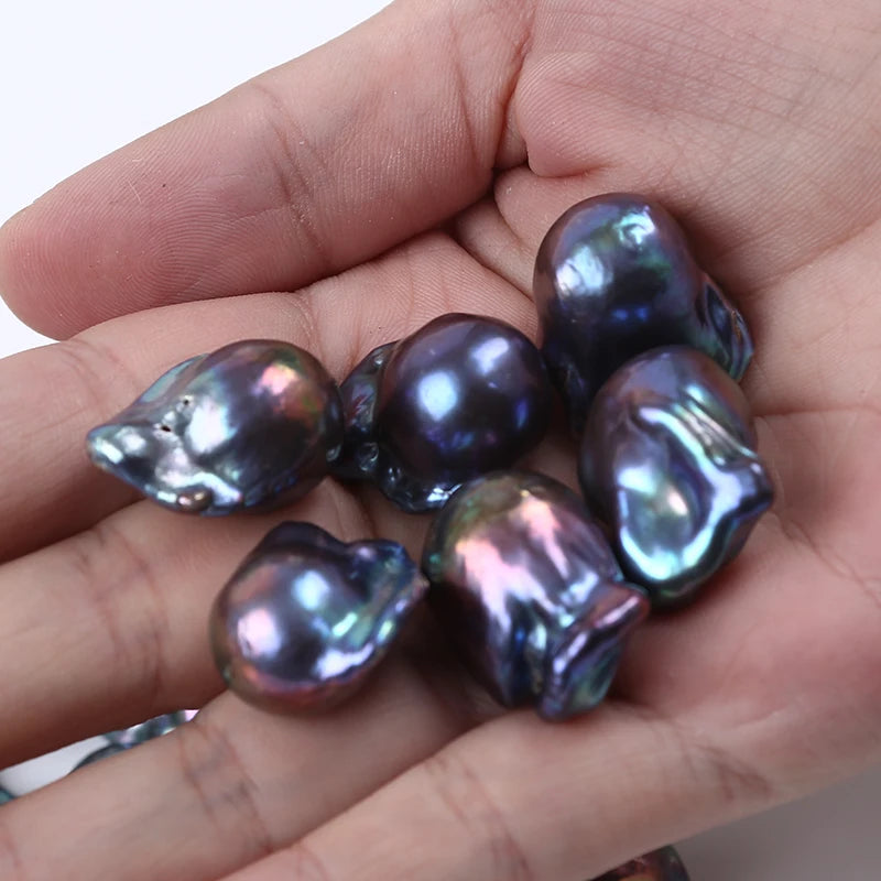 Baroque Loose Pearl Bead No Hole Real Freshwater Pearl