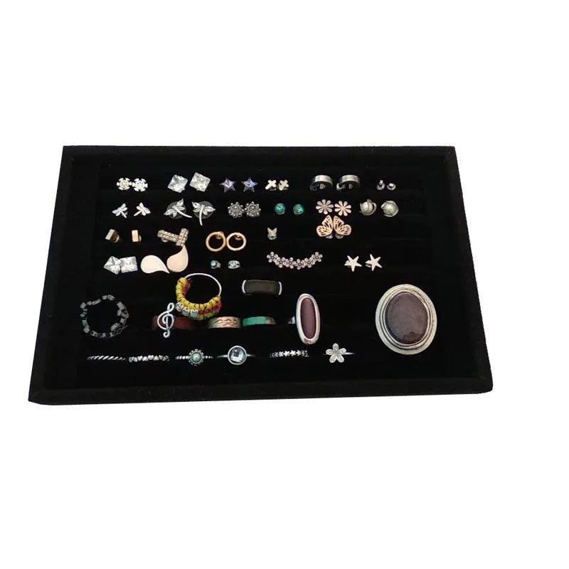 Velvet Jewelry Display Tray Organizer 22*12Cm