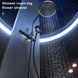 25cm Plastic Round Rainfall Shower Head Nozzle