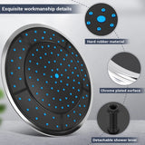25cm Plastic Round Rainfall Shower Head Nozzle