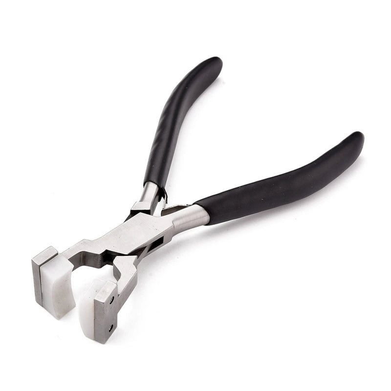 45# Carbon Steel Jewelry Pliers Nylon Jaw Bending Pliers DIY Tools