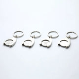 7.5cm Keychain Shopping Cart Pluggable Key Chain For Car Key Ring Holders