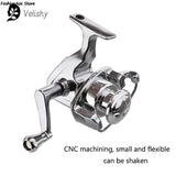 Alloy Fishing Reel Drum Pendant Keychain Outdoor Fishing Tackle