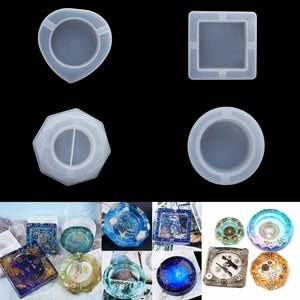 Crystal Clear Ashtray Silicone Mold for DIY Craft Jewelry Making
