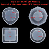 Silicone Ashtray Mold DIY Resin Flower Container Mould