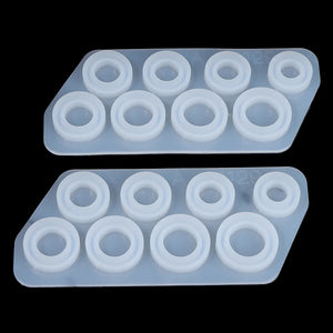 1Pc Assorted Sizes Ring Silicone Mold For Resin Jewelry Casting