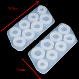 1Pc Assorted Sizes Ring Silicone Mold For Resin Jewelry Casting