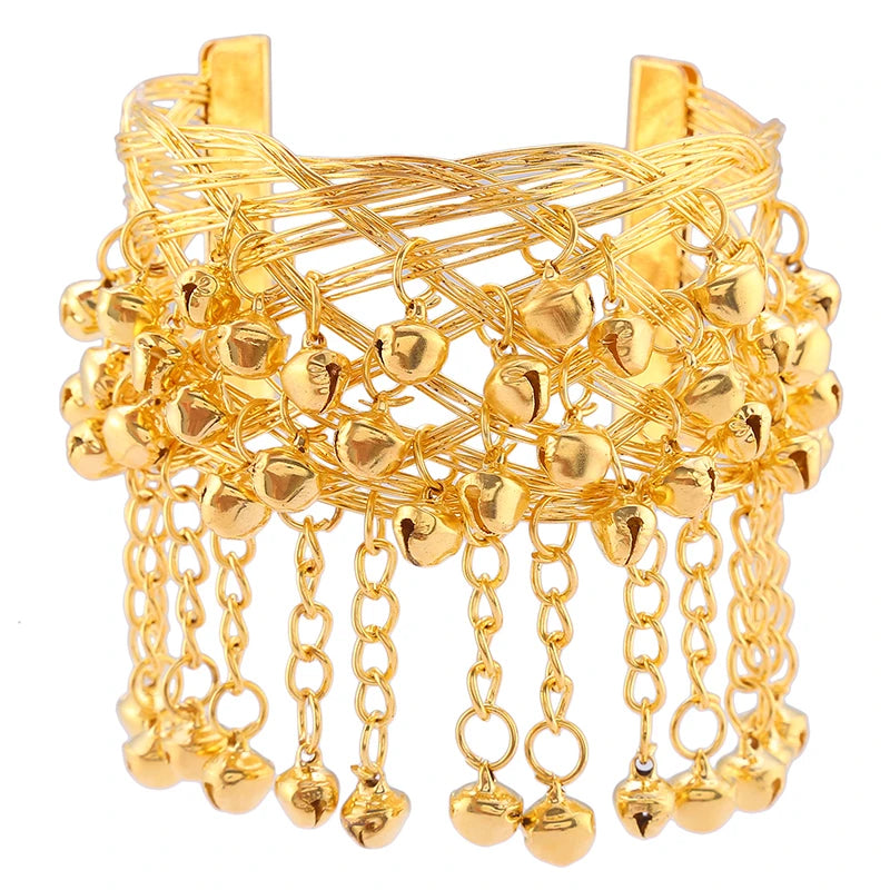 Indian Dance Bell Wrist Band Bracelet Anklet Arm Ornament
