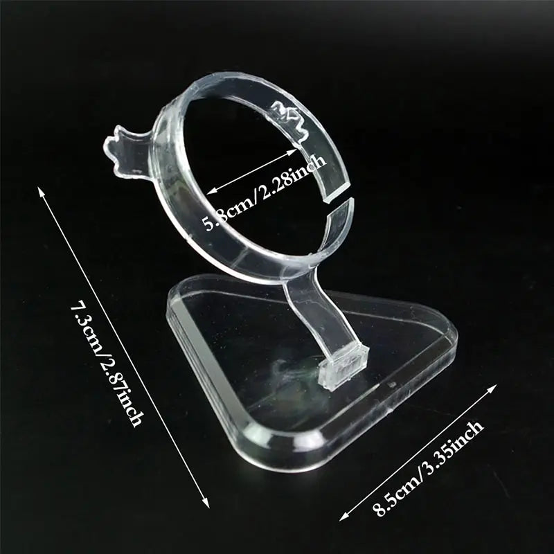 Clear Triangular Bracelet Display Holder Bangle Organizer Rack