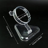 Clear Triangular Bracelet Display Holder Bangle Organizer Rack