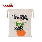 Halloween Drawstring Child Personalized Candy Pumpkin Party Gift Pouch Bag Sacks