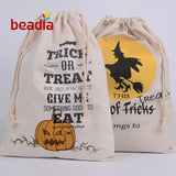 Halloween Drawstring Child Personalized Candy Pumpkin Party Gift Pouch Bag Sacks