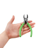 Carbon Steel Flat Nose Beading Pliers Short Chain-Nose Polishing Craft Tools