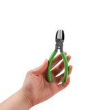 Carbon Steel Flat Nose Beading Pliers Short Chain-Nose Polishing Craft Tools