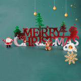 Christmas Greeting Silicone Mold for DIY Crafts