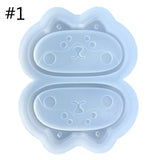 Clear Quicksand Rabbit Silicone Mold for DIY Jewelry Making