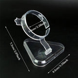 Clear Triangular Jewelry Bracelet Display Holder Bangle Organizer Rack