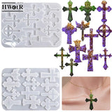 Cross Pendant Resin Mold Keychain Silicone Mould DIY Jewelry Making