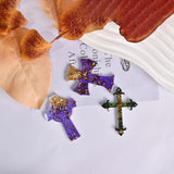 Cross Pendant Resin Mold Keychain Silicone Mould DIY Jewelry Making