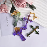 Cross Pendant Resin Mold Keychain Silicone Mould DIY Jewelry Making
