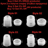 1Pcs Crystal Epoxy Resin Mold Bottle Storage Cube Round Column Box DIY