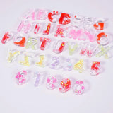 Crystal Epoxy Resin Mold Large Alphabet Letter Number Silicone Mould DIY