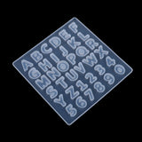 Crystal Epoxy Resin Mold Large Alphabet Letter Number Silicone Mould DIY