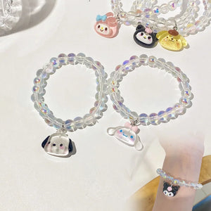 Cartoon Couple Bracelet Magnet Ball Hand Gift Friendship Charms Bracelets