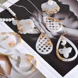 Epoxy Resin Mold for Earrings & Pendants - Water Drops, Shells, Fish