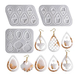 Epoxy Resin Mold for Earrings & Pendants - Water Drops, Shells, Fish