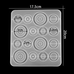 3D Earrings Pendant Silicone Molds for Jewelry Making