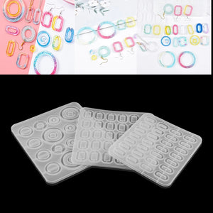 3D Earrings Pendant Silicone Molds for Jewelry Making