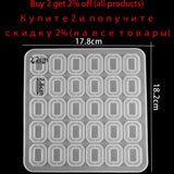 3D Earrings Pendant Silicone Molds for Jewelry Making