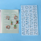 1Pcs English Alphabet Resin Molds For Jewelry Making