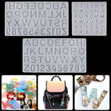 1Pcs English Alphabet Resin Molds For Jewelry Making