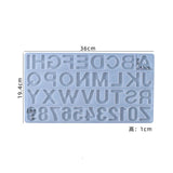 1Pcs English Alphabet Resin Molds For Jewelry Making