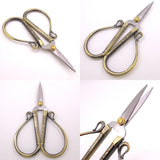 1Pcs Stainless Steel Scissors European Retro Classic Craft Sewing Handicraft Sci